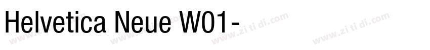 Helvetica Neue W01字体转换 Helvetica Neue W01字体转换